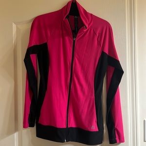 Pink and black athletic jacket